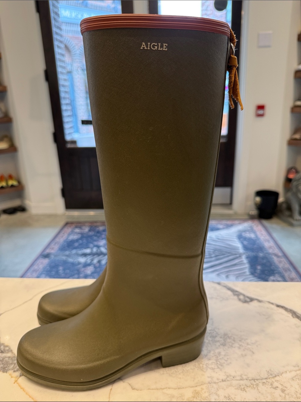 Aigle rain boots